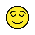 Relieved Face SVG Icon
